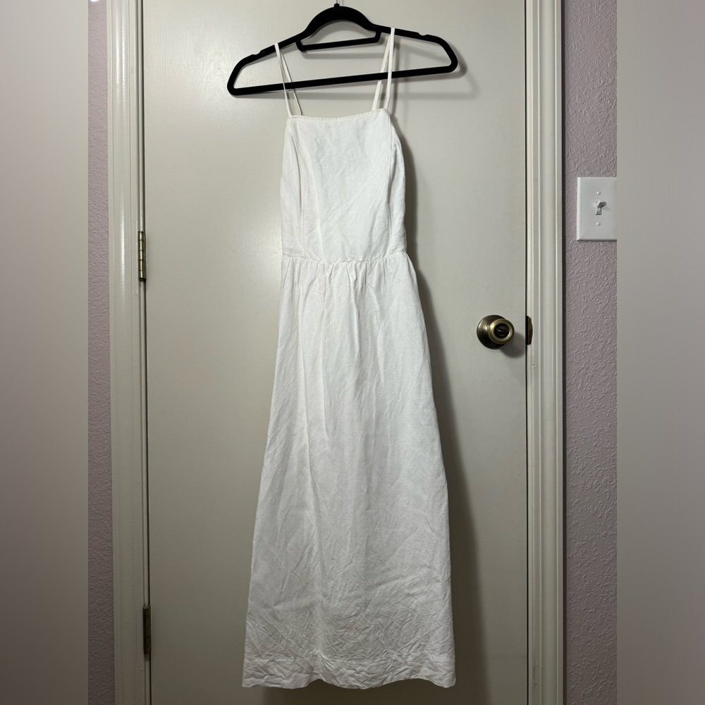 Abercrombie and Fitch Linen Midi Dress